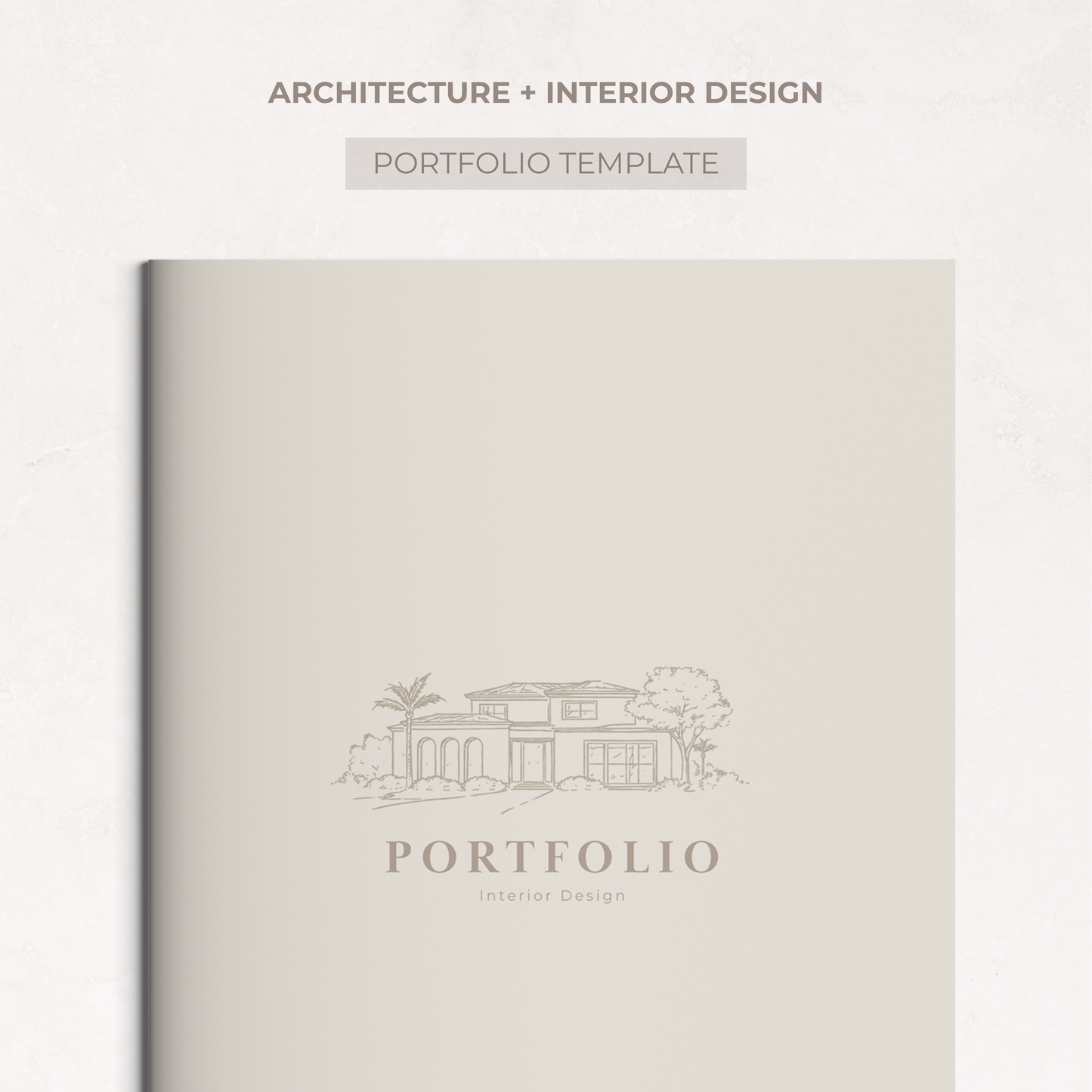 Portfolio template for architecture and interior designers