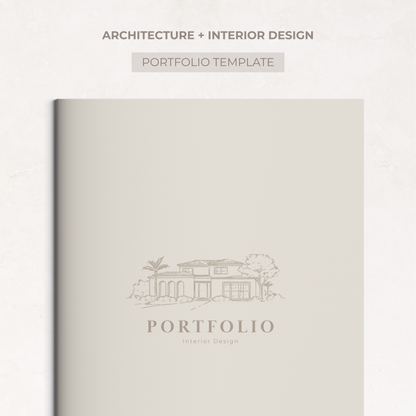 Portfolio template for architecture and interior designers