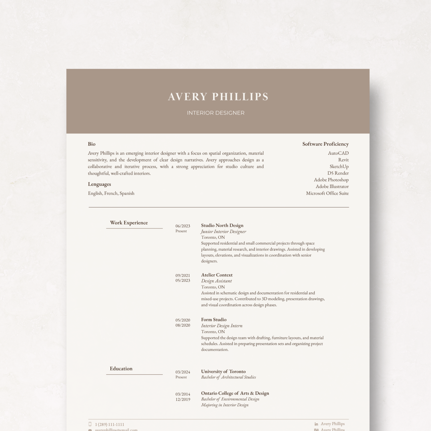 The Resume