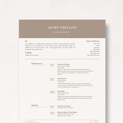 The Resume