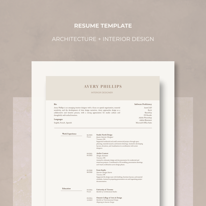 The Resume
