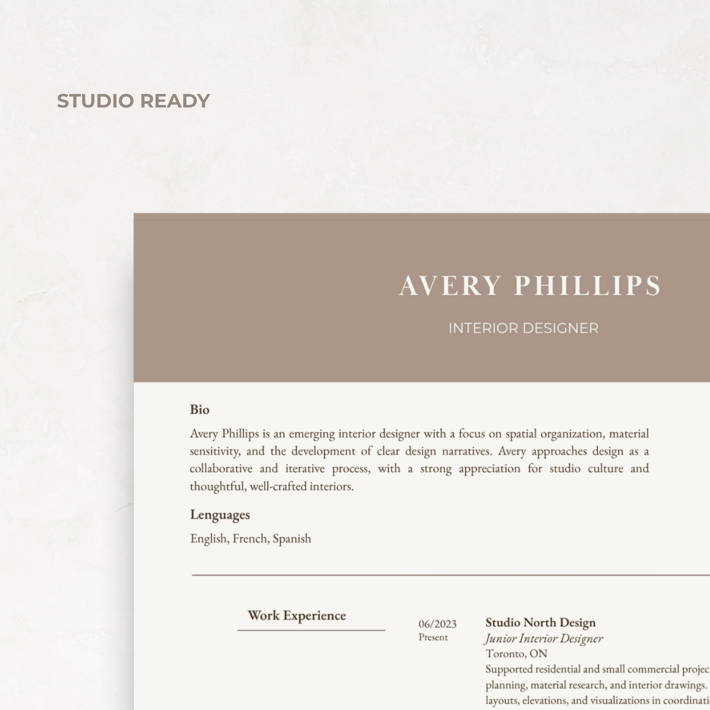 The Resume