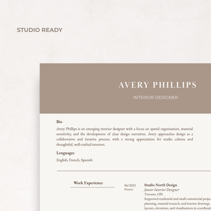 The Resume